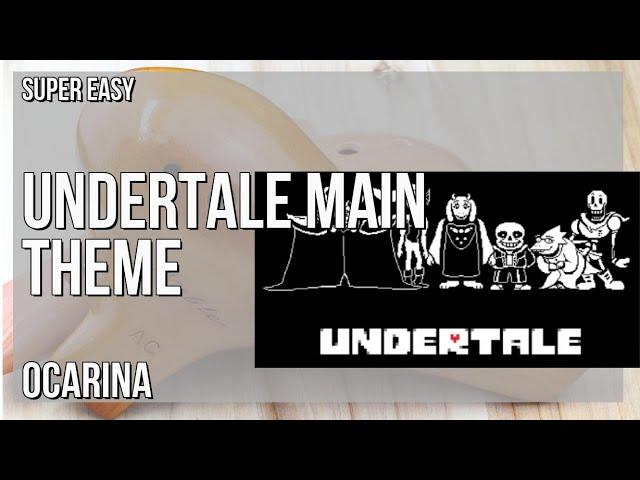 SUPER EASY: How to play Undertale Main Theme  by Toby Fox on Ocarina (Tutorial)