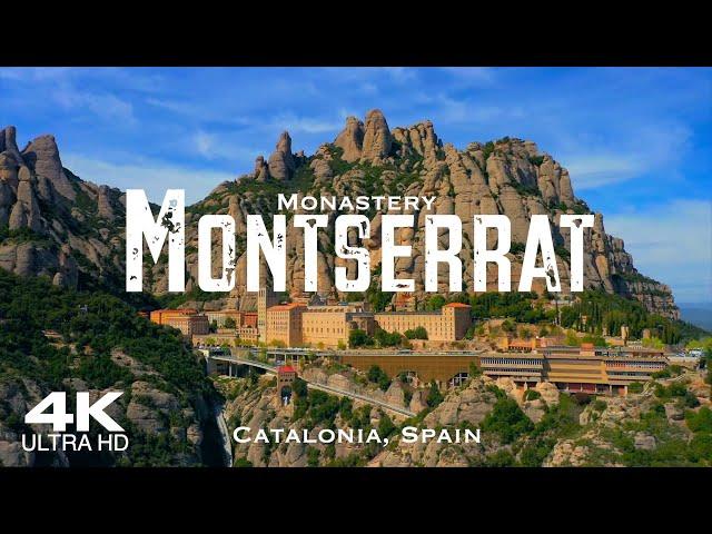 MONTSERRAT 2024  Drone Aerial 4K Drones | Barcelona Catalonia Spain España