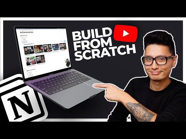 Notion Tutorial: Youtube Content Manager (Built from Scratch)