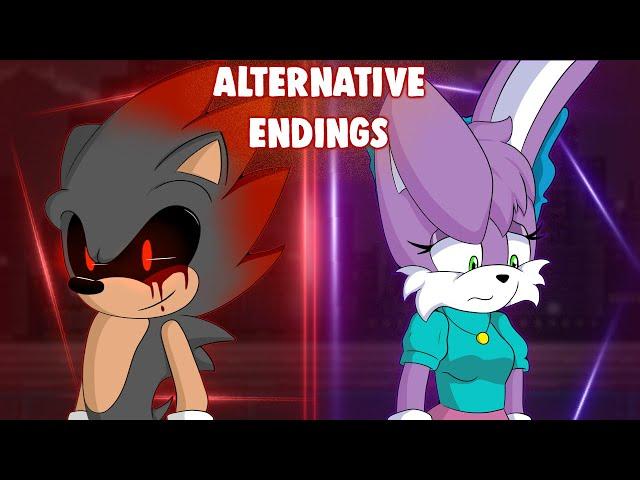 Sonic.exe: The Spirits of Hell Round 2 EXTRA | Alternative Endings For Best Ending Route!