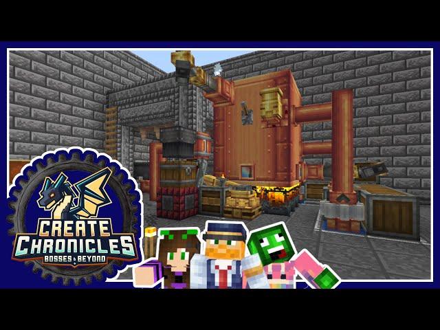 Minecraft: Create Chronicles #4.5  Figuring out Create Steam Engines