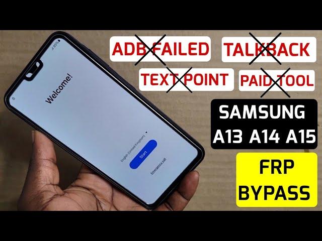 Samsung A13, A14, A15, Frp Bypass/Google Account Lock Remove | Free New Method