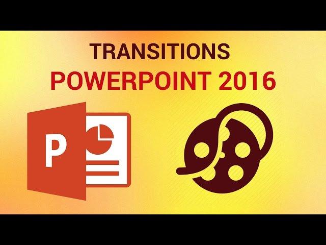 How to Create Basic Presentation Transitions in PowerPoint 2016