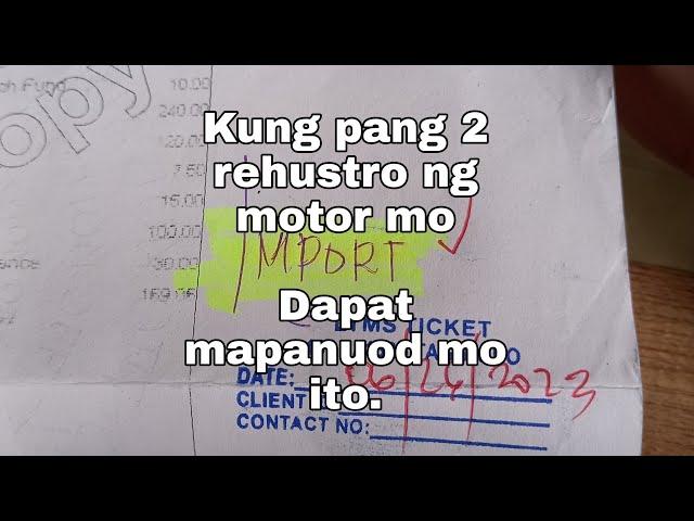 IMPORT sa LTO para sa mga motor na inilabas mula July 2023