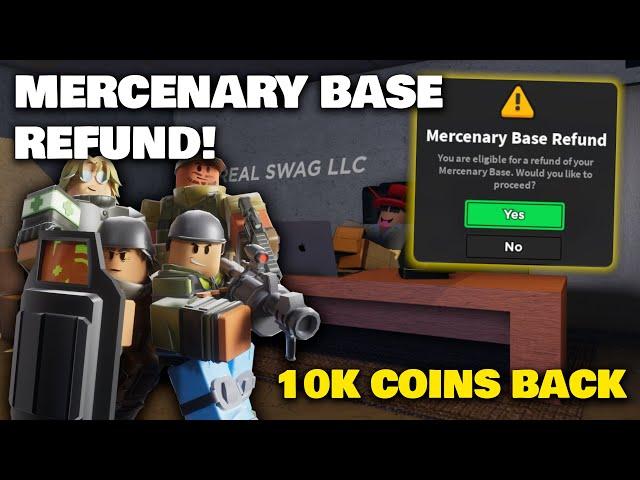 You Can Claim Your Mercenary Base Refund Now! | TDS (Roblox)