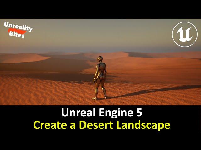 Unreal Engine 5 - Create a desert landscape procedurally