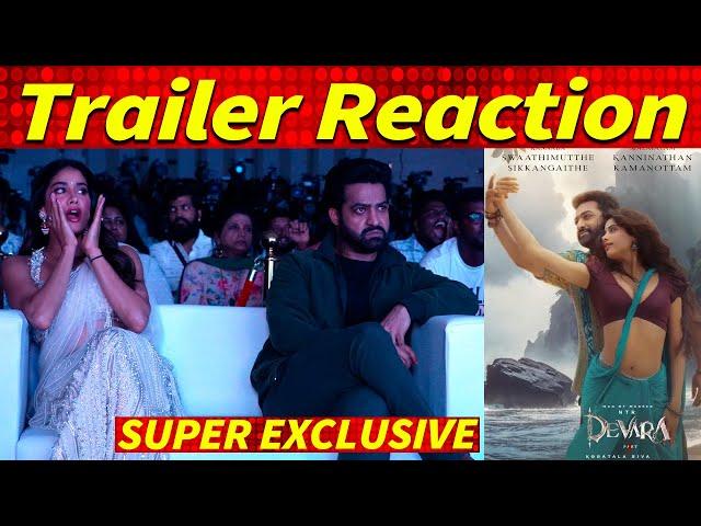 Devara Part -1 Trailer Reaction | NTR Janhvi Kapoor, Anirudh Ravichander