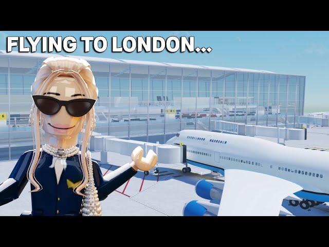 FLYING TO LONDON IN CABIN CREW SIMULATOR UPDATE *Ep22* | roblox