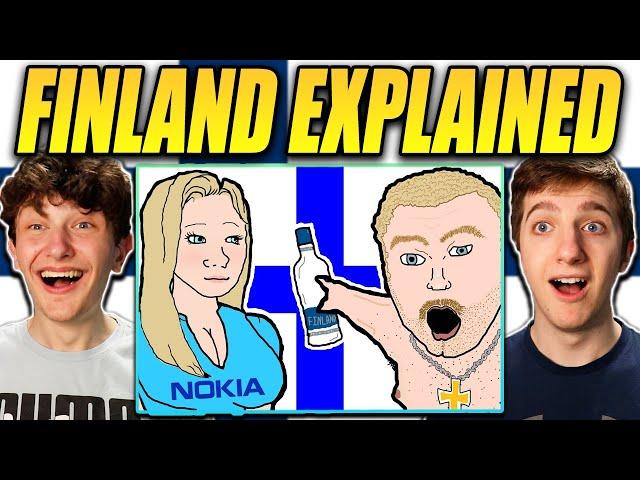 Americans React to FINLAND EXPLAINED!