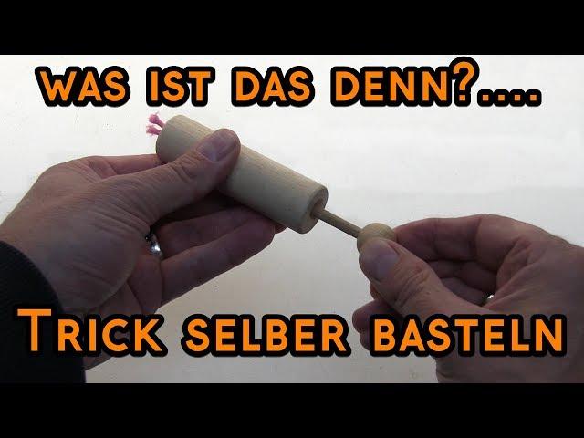 Basteln mit Holz für Kinder: Trick zum selber bauen in 5 Minuten