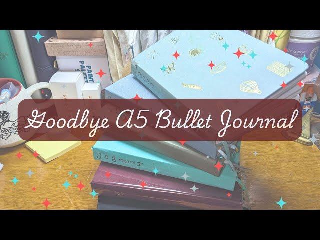 2025 Bullet Journal Planning | Goodbye A5 Bullet Journal