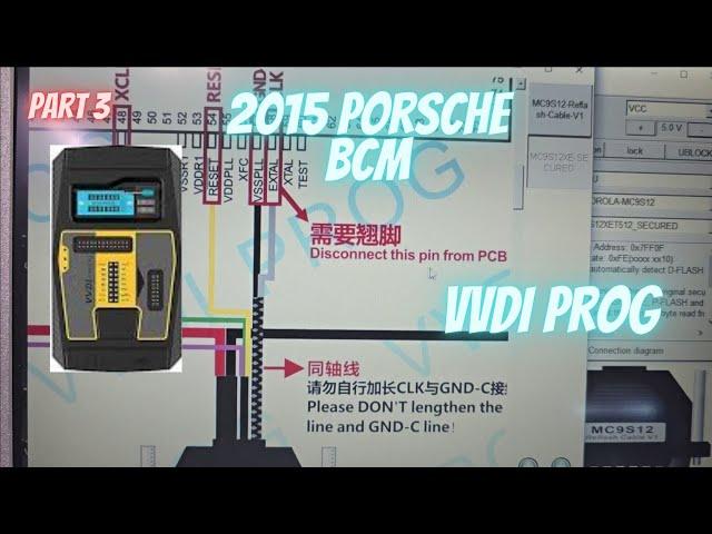 Reading a Porsche Rear BCM using VVDI PROG