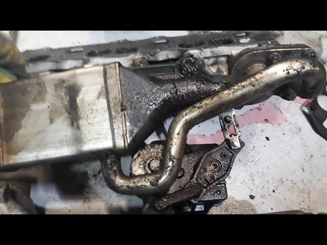 Замена прокладок теплообменника Mercedes m642(5)