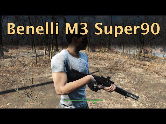 【Xbox One】Fallout 4 MOD「Benelli M3 Super90」試し撃ち