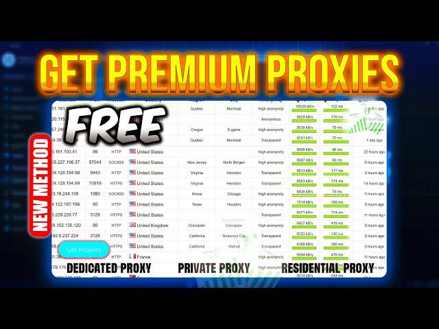 Best Free Proxies | Top Free Proxy Lists 2024 | Get FREE Proxy Servers For Safe Browsing in 2024!