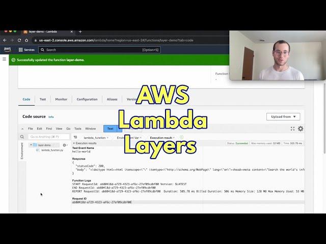 How to create and use Lambda Layers in AWS in under 7 minutes