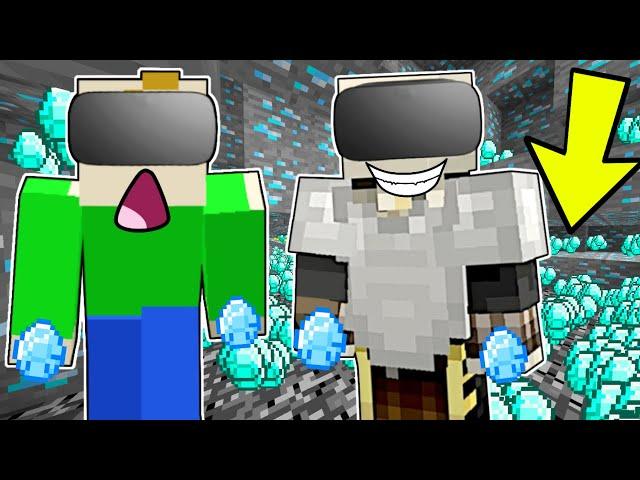 We Found EVERY DIAMOND In Minecraft VR!