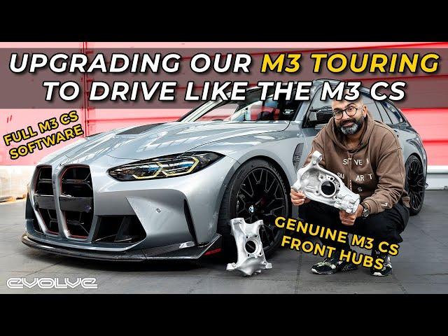 These 2 mods make our G81 M3 Touring drive like an M3 CS! Front Hubs + CS Software Upgrades