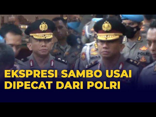 Sempat Acungkan Jempol, Ini Ekspresi Ferdy Sambo Usai Dipecat dari Polri di Sidang Etik