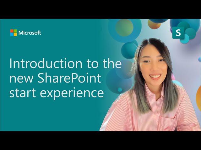 Introduction to the new SharePoint start experience