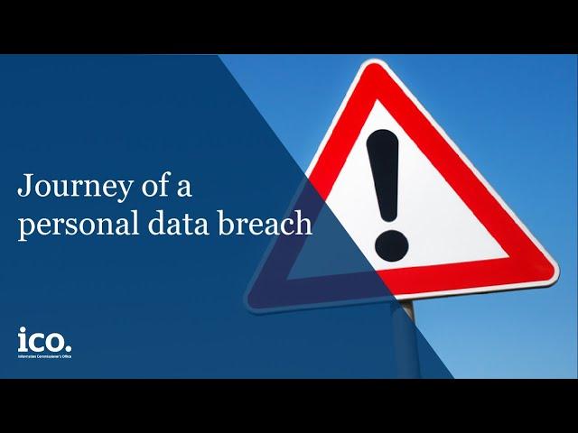 Journey of a personal data breach report