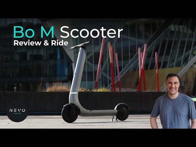 Bo M Scooter - 1st Look and Ride of this Premium Adult Electric Scooter