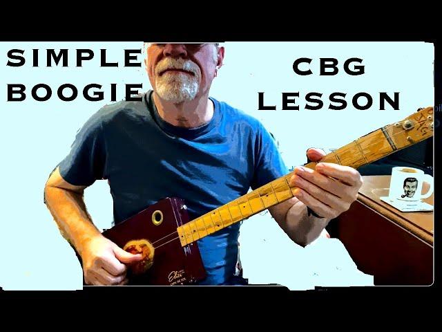 Simple 3 string boogie Cigar Box Guitar Lesson #cbg #cigarboxguitarlesson