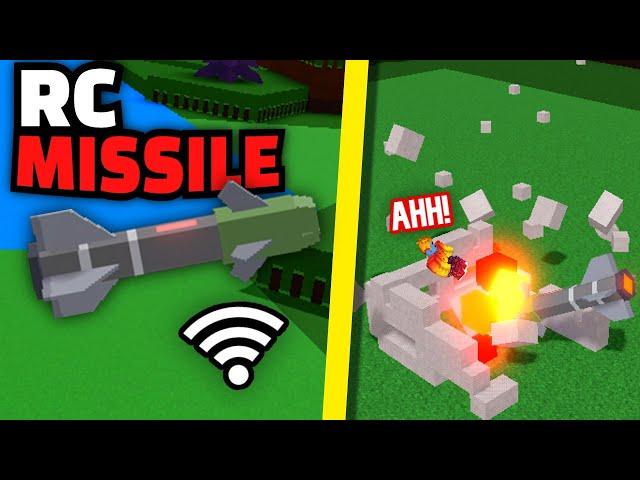 Mega Explosive RC MISSILE (Funny Tutorial) | Roblox Build a Boat for Treasure