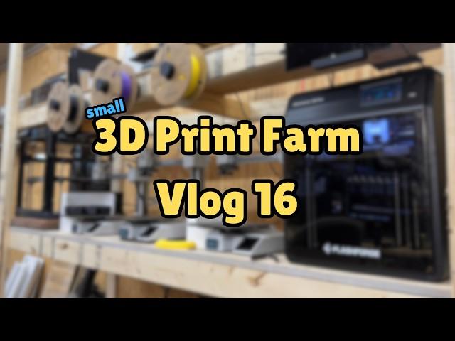 Inside my Small 3D Print Farm: I BROKE the FLSun, Printing in PETG-CF,  + Free vs Paid Models Debate