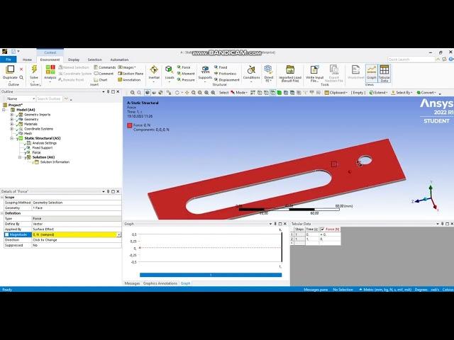 Урок 2. Прочностной анализ в ANSYS Static Structural 2022