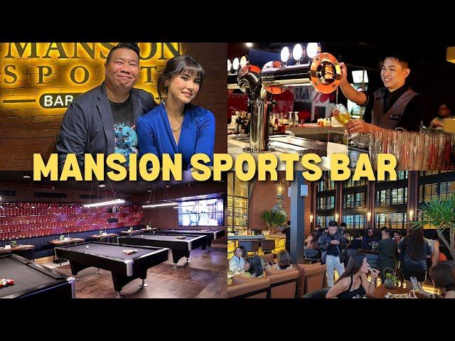 TOUR INSIDE MARIA OZAWA'S BAR IN MAKATI  - THE MANSION SPORTS BAR AND LOUNGE