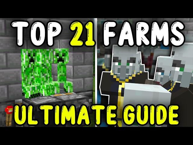 21 BEST FARMS In Minecraft Bedrock 1.21! (Ultimate Guide 2024)