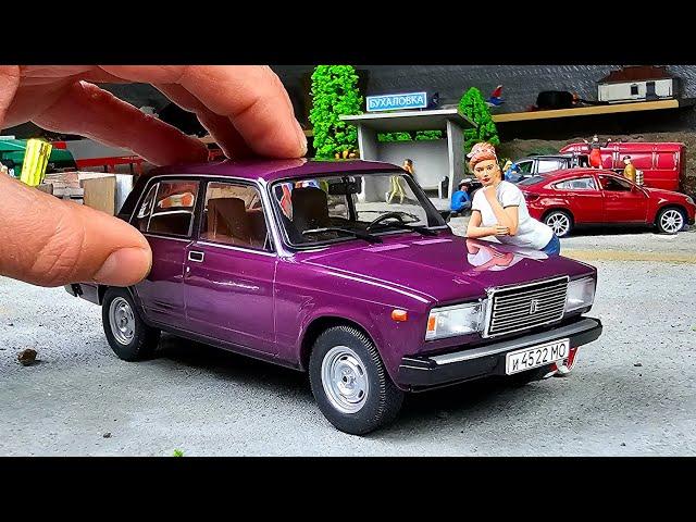 Model VAZ 2107 ZHIGULI scale 1/24. About cars