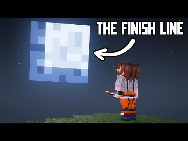 I Raced to the MOON in Minecraft and WON!