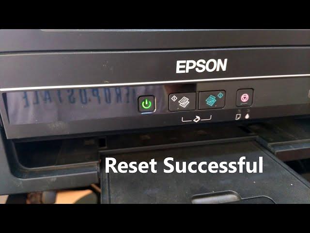 HOW TO RESET EPSON L360 L220 L130 L310 L365 Waste Inkpad Counter