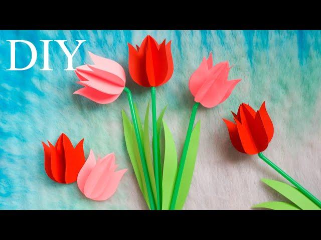 DIY PAPER TULIPS