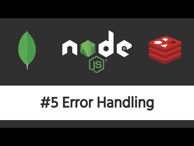 Authentication in Node.js - #5 Error Handling