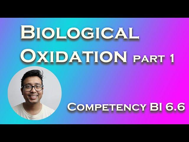 Biological Oxidation Part 1:  ATP, Mitochondria, Oxidoreductases and Substrate Level Phosphorylation