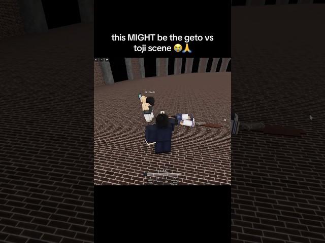 toji used black flash  #jujutsushenanigans #jjk #toji #anime #roblox #justyami