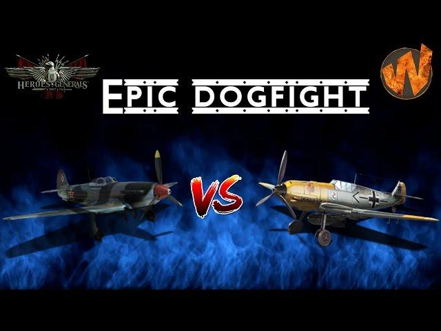 Yak-9 vs BF109E Dogfight (1vs6) - Heroes & Generals