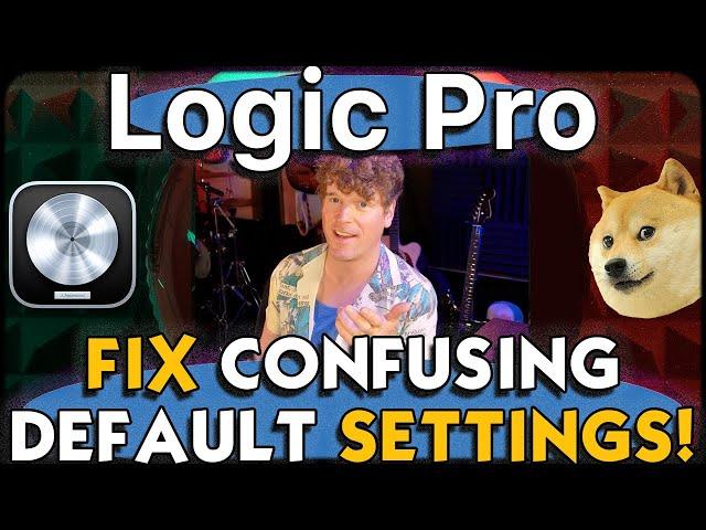 5 Logic Pro Default Settings That Are ILLOGICAL, Do This Instead! Beginner Friendly Tutorial.