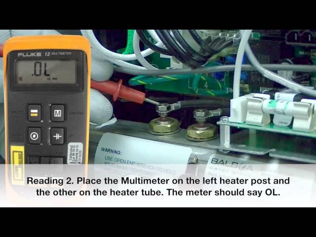 Balboa BP2000 Technical Series TroubleShooting Testing the Heater