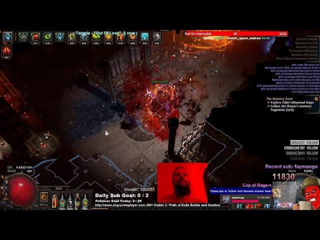 CYCLONE SLAYER BUILD T14 Crimson Temple Demo for Path of Exile