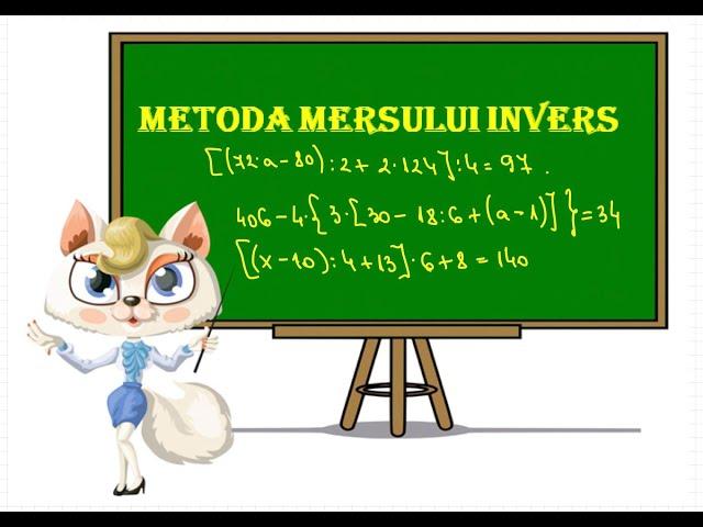 Metoda mersului invers - Exercitii si Probleme