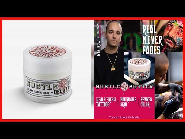 Hustle Butter Tattoo Aftercare 1oz Travel Sized Tattoo Balm, Heals + Protects New Tattoos