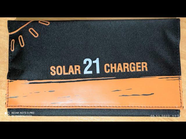 Солнечная панель  SOLAR 21 CHARGER  обзор и тест ️