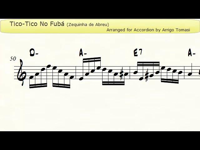 Tico-Tico No Fubá (Zequinha de Abreu) - Accordion Sheet music