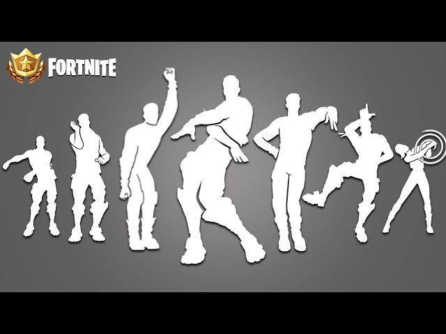 Fortnite Legendary Battlepass Dances With The Best Music! (Orange Justice, Surfin Bird, Steady)