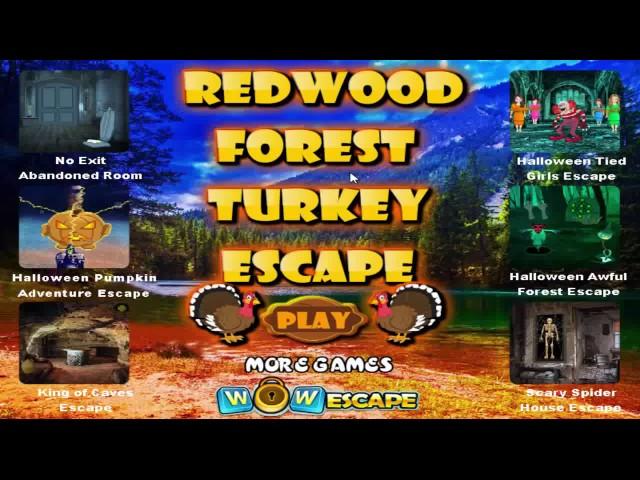 Wow Redwood Forest Turkey Escape walkthrough FULL.