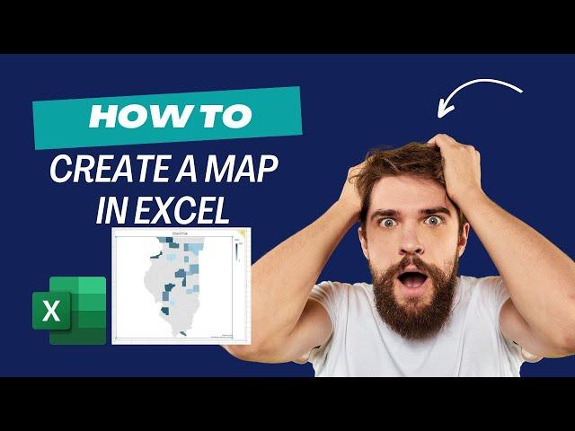 How to Create a Map of Counties and Data in Excel | Teach Mom How